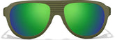 Army Green Zunnies - Aviator Sports Sunglasses #1013824
