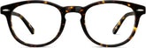 Tortoiseshell Round Glasses #109825