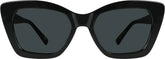 Black Cat-Eye Sunglasses #1110921