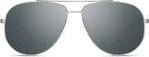 Silver Aviator Sunglasses #1126511