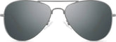 Gray Aviator Sunglasses #1127512
