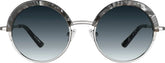 Gray Round Sunglasses #1134612