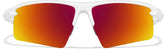 White Zunnies - Wrap-Around Sports Sunglasses #1143148