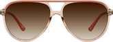 Gold Aviator Sunglasses #1151342