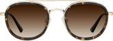 Tortoiseshell Round Sunglasses #1152725