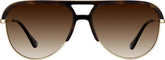 Tortoiseshell Aviator Sunglasses #1153225