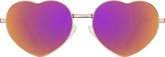 Rose Gold Foldable Stainlees Steel Heart Frames #1161619