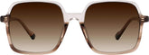 Crystal Sand and Brown Square Sunglasses #116423