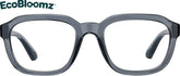 Transparent Gray Square Glasses #1166012