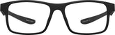 Black OptiFlex® Rectangle Glasses #1211021