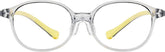Gray Oval Glasses #1212922