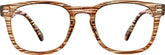 Brown Square Glasses #123415