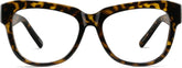 Tortoiseshell Square Glasses #123925