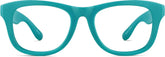Teal Square Glasses #124116