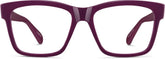 Purple Square Glasses #124218