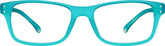 Azure Rectangle Glasses #124516