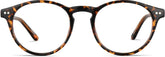 Tortoiseshell Round Glasses #127425