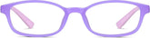 Purple Kids’ Rectangle Glasses #128717