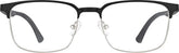 Dark Gray Browline Glasses #1300611