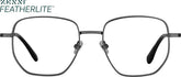 Grey Geometric Glasses #1301312