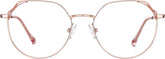 Rose Gold Round Glasses #159719