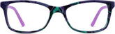 Purple Rectangle Glasses #187717