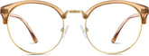 Honey Browline Glasses #1911815