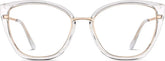 Translucent Cat-Eye Glasses #1914523