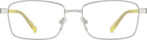 Silver Rectangle Glasses #1915311