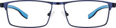 Blue Rectangle Glasses #196916