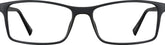 Black Rectangle Glasses #2010621