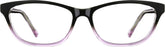 Purple Ombre Oval Glasses #2017017
