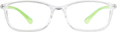 Green Rectangle Glasses #2018324
