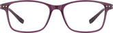 Purple Rectangle Glasses #2019017