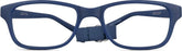 Navy Kids’ Flexible Rectangle Glasses #2021716