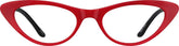 Red Cat-Eye Glasses #2025618