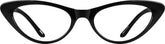 Black Cat-Eye Glasses #2025621