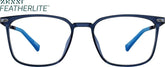 Navy Square Glasses #2026316