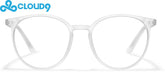 Clear Cloud9 Lifestyle Round Eyeglasses #2049623