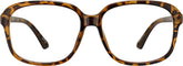 Tortoiseshell Square Glasses #206725