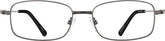 Gray Rectangle Glasses #210012