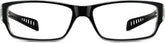Black Rectangle Glasses #264936