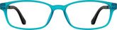 Blue Rectangle Glasses #286916