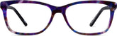 Purple Rectangle Glasses #308127