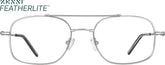 Silver Aviator Glasses #312011