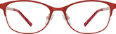 Red Browline Glasses #3212318