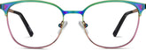 Multicolor Browline Glasses #3213429