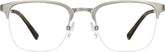 Silver Browline Glasses #3213911