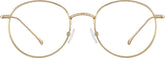 Gold Round Glasses #3214614