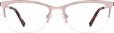 Rose Gold Rectangle Glasses #3216619